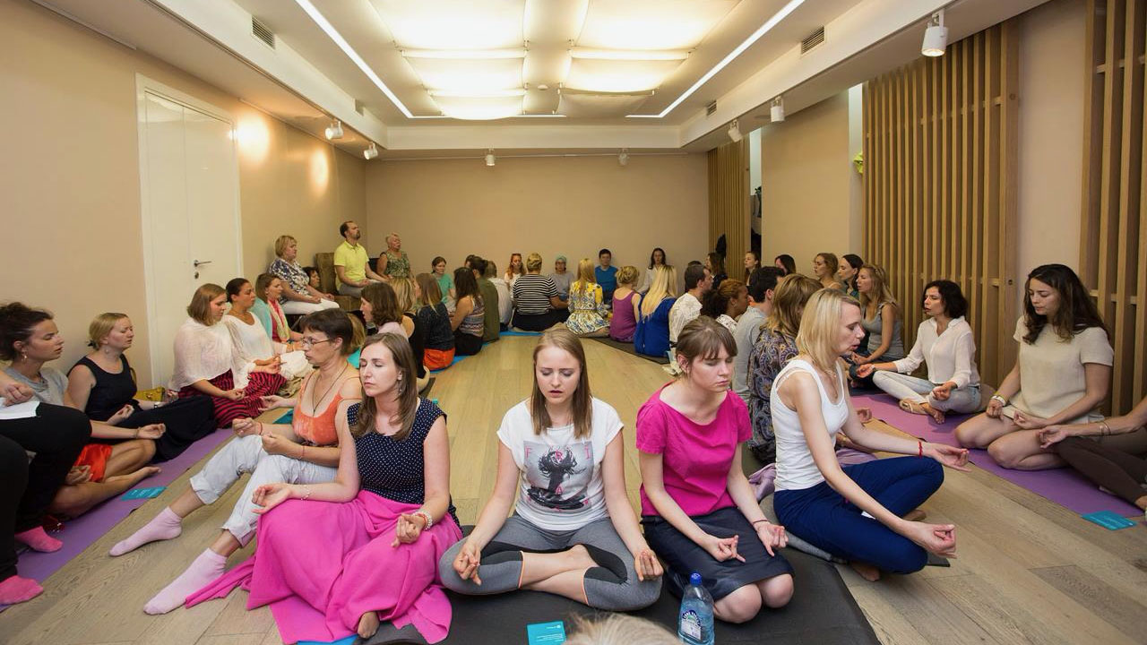 OM Chanting indoor